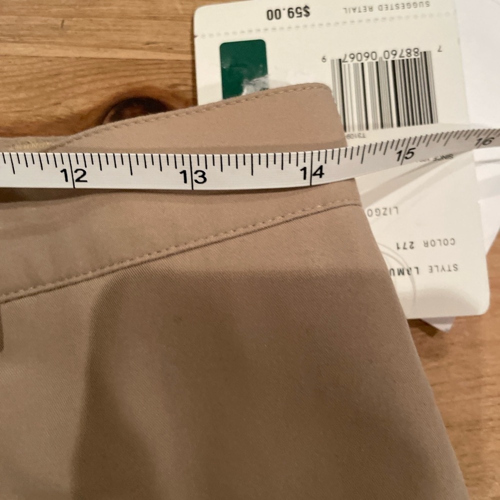 NWT Liz Claiborne Performance Trousers Golf, Athletic, Everyday, Athleisure 12 - Picture 8 of 9